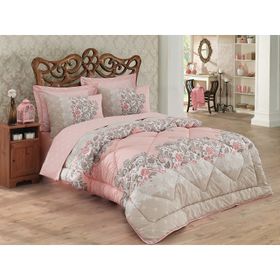Cotton Box Ranforce Megan Bej Tek Kişilik Uyku Seti