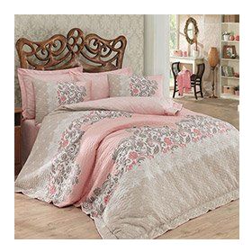 Cotton Box Ranforce Megan Bej Tek Kişilik Uyku Seti
