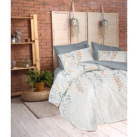 Cotton Box RNF Modeline Tek Kişilik Hiedra Indigo Nevresim Takımı