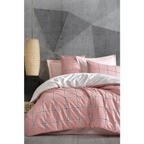 Cotton Box Ronny Pembe Minimal Tek Kişilik Nevresim Takımı