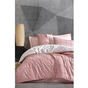 Cotton Box Ronny Pembe Minimal Tek Kişilik Nevresim Takımı