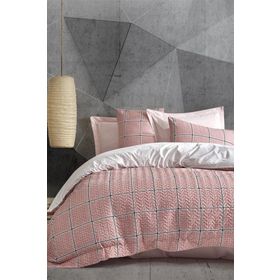 Cotton Box Ronny Pembe Minimal Tek Kişilik Nevresim Takımı