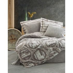Cotton Box Root Vizon Modern Çift Kişilik Nevresim Takımı