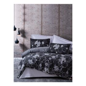 Cotton Box Round Dark Gri Nevresim Takımı Çift Kişilik