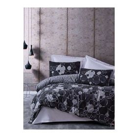 Cotton Box Round Dark Gri Nevresim Takımı Çift Kişilik