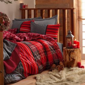 Cotton Box Santa Gri Çift Kişilik Nevresim Takımı