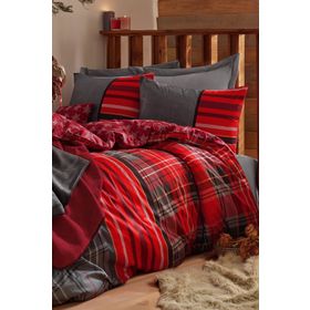 Cotton Box Santa Gri Çift Kişilik Nevresim Takımı