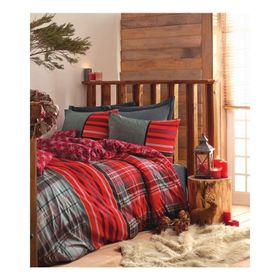 Cotton Box Santa Gri Tek Kişilik Nevresim Takımı