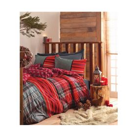 Cotton Box Santa Gri Tek Kişilik Nevresim Takımı