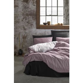 Cotton Box Saten Bordo Çift Kişilik Nevresim Takımı