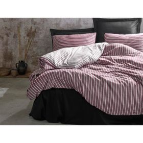 Cotton Box Saten Bordo Çift Kişilik Nevresim Takımı