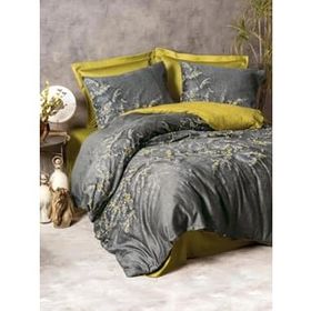 Cotton Box Saten Çift Kişilik Libby Yeşil Nevresim Takımı