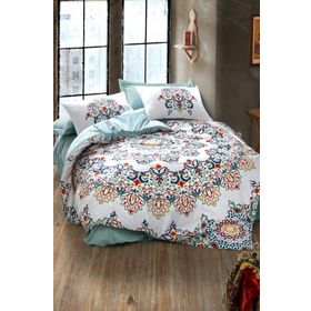 Cotton Box Sezan Mavi Çift Kişilik Nevresim Takımı