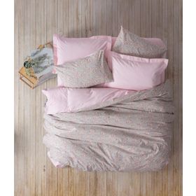 Cotton Box Sihu Petite Pembe Çift Kişilik Nevresim Takımı Seti