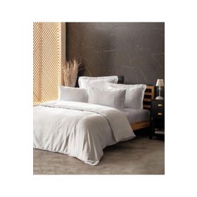 Cotton Box Silky İpek Çift Kişilik Beyaz Nevresim Takımı