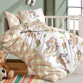 Cotton Box Sincaplar Oranj Bebek Nevresim Takımı