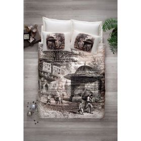 Cotton Box Siyah Çift Kişilik Saten 200 x 220 cm Nevresim Takımı