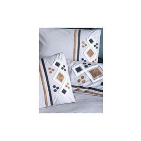 Cotton Box Stesso Gri Puff Nakışlı Çift Kişilik Nevresim Takımı