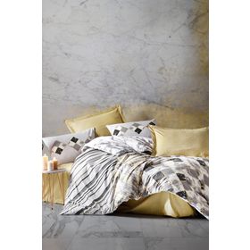 Cotton Box Stone Bej Ranforce Çift Kişilik Nevresim Takımı