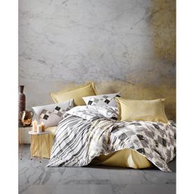 Cotton Box Stone Bej Ranforce Çift Kişilik Nevresim Takımı
