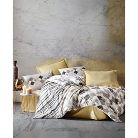 Cotton Box Stone Bej Ranforce Çift Kişilik Nevresim Takımı