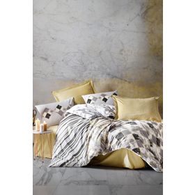 Cotton Box Stone Bej Ranforce Çift Kişilik Nevresim Takımı