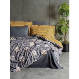 Cotton Box Strew Gri Modern Tek Kisilik Nevresim Takımı