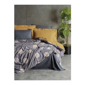 Cotton Box Strew Gri Modern Tek Kisilik Nevresim Takımı