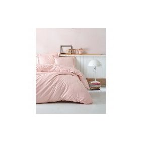 Cotton Box Stripe Pudra Çift Kişilik Nevresim Takımı