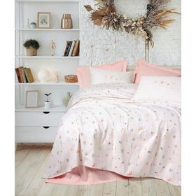 Cotton Box Sweet Calme Pembe Çift Kişilik Pike Takımı