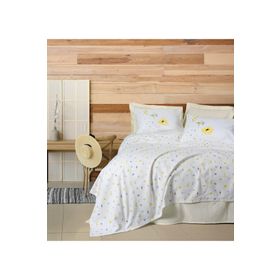 Cotton Box Sweet Dolce Sarı Çift Kişilik Pike Takımı