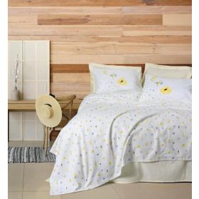 Cotton Box Sweet Dolce Sarı Çift Kişilik Pike Takımı