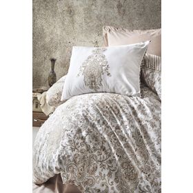 Cotton Box Tamara Bej Çift Kişilik Bohem Nevresim Takımı