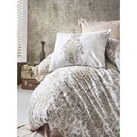 Cotton Box Tamara Bej Çift Kişilik Bohem Nevresim Takımı