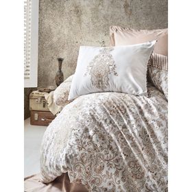 Cotton Box Tamara Bej Çift Kişilik Bohem Nevresim Takımı