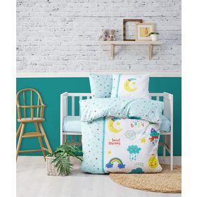 Cotton Box Tatlı Rüyalar Mint Bebek Nevresim Takımı Seti