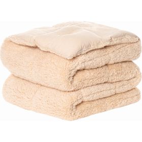 Cotton Box Tek Kişilik Krem 155x215 cm Peluş Yorgan