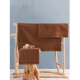 Cotton Box Terra Toprak %100 3 Parça Pamuk Wellness Havlu Seti