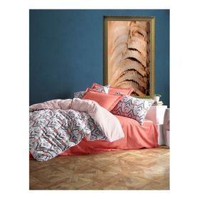Cotton Box Tile Tarçın Çift kişilik Nevresim Takımı