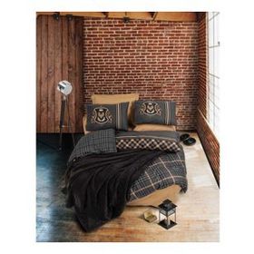 Cotton Box Titus Battaniyeli Bej Çift Kişilik Nevresim Takımı