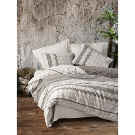 Cotton Box Toprak Aren Kahve Çift Kişilik Nevresim Takımı