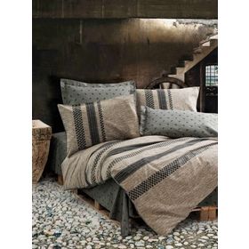 Cotton Box Toprak Arlo Kahve Tek kişilik Nevresim Takımı