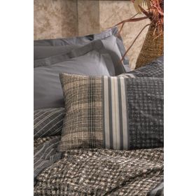 Cotton Box Toprak Timbre Antrasit Çift Kişilik Nevresim Takımı