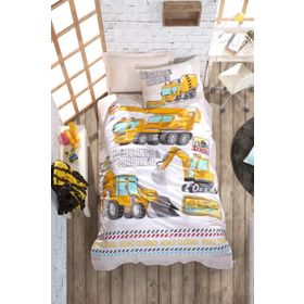 Cotton Box Track Turkuaz Tek Kişilik Nevresim Takımı