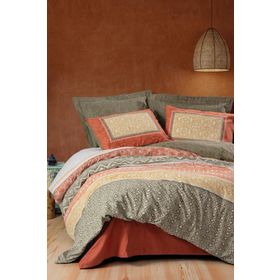 Cotton Box Tuwa Ethnic Kiremit Tek Kişilik Nevresim Takımı