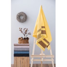 Cotton Box Twins 75x150 Sarı Bukle Havlu