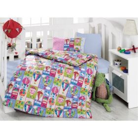 Cotton Box Uçan Balon Pembe Bebek Nevresim Takımı