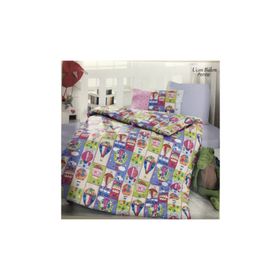 Cotton Box Uçan Balon Pembe Bebek Nevresim Takımı