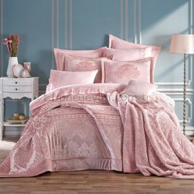 Cotton Box Velvet Çift Kişilik Carmela Pudra Çeyiz Seti