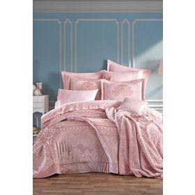 Cotton Box Velvet Çift Kişilik Carmela Pudra Çeyiz Seti